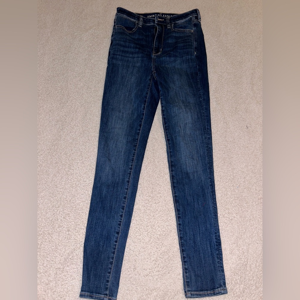 american eagle high rise size 6 jeggings!!